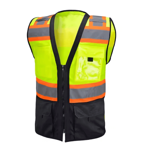 VisonSafety Custom Class 2 Safety Vest OEM Manufacturer 1