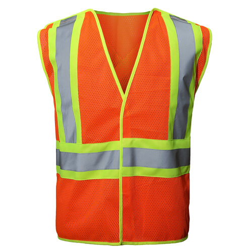 VisonSafety Custom Class 2 Safety Vest OEM Manufacturer
