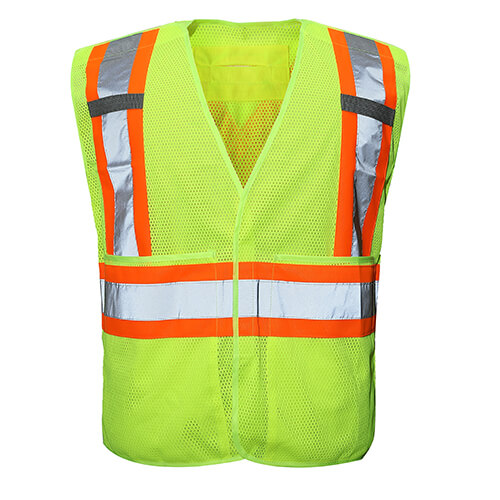 VisonSafety Custom Class 2 Safety Vest OEM Manufacturer