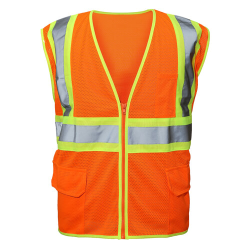 VisonSafety Custom Class 2 Safety Vest OEM Manufacturer