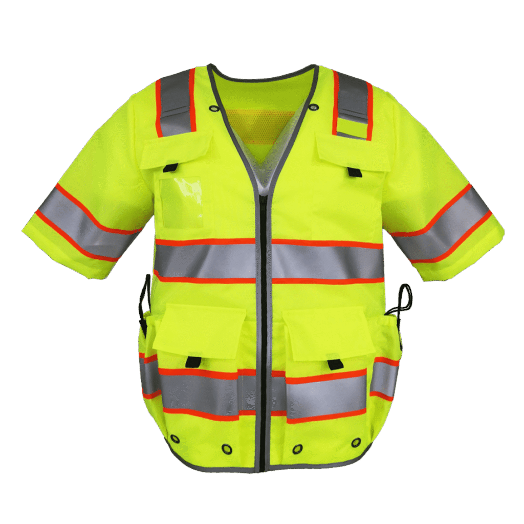 VisonSafety Custom Class 3 Safety Vest OEM Manufacturer 2