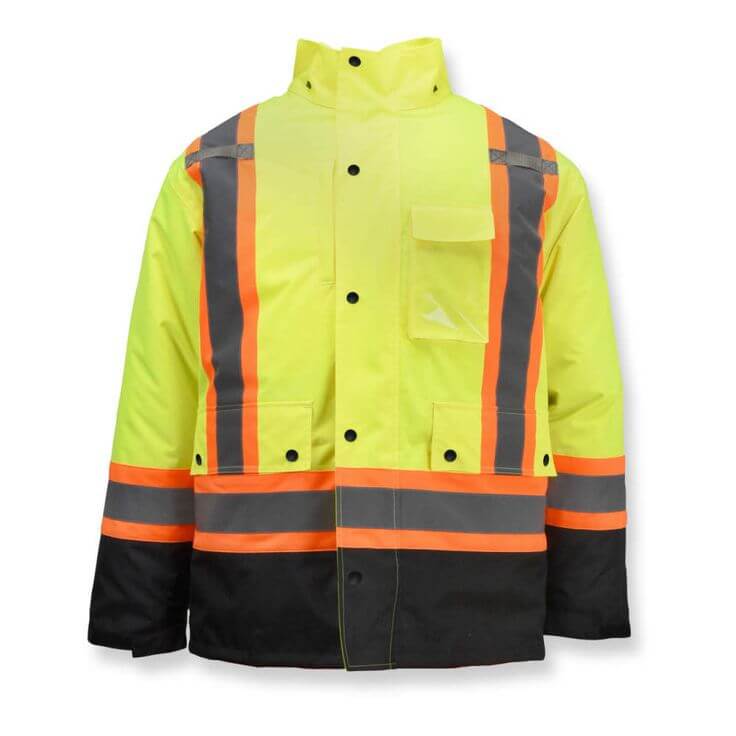 VisonSafety Custom Class 3 Hi-Vis Safety Jackets OEM ODM Manufacturer in China