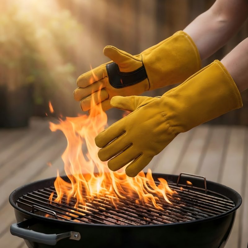 VisonSafety Custom FR Welding Gloves OEM ODM Manufacturer in China