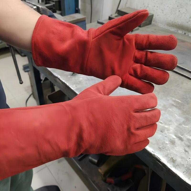 VisonSafety Custom FR Welding Gloves OEM ODM Manufacturer in China
