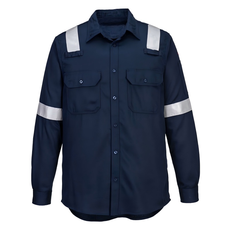 VisonSafety Custom FR Button-Down Shirt 2