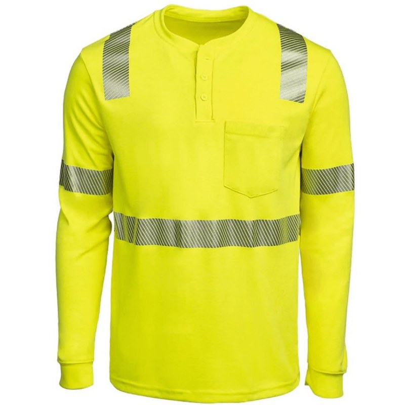 VisonSafety Custom FR Henley Shirt 2